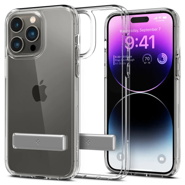 Ốp lưng iPhone 14 Pro Max Spigen Ultra Hybrid S Crystal Clear
