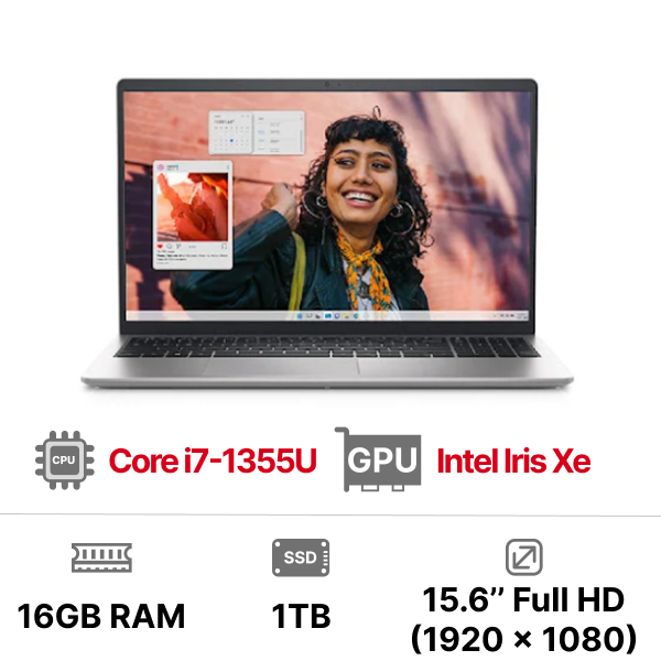 Laptop Dell Inspiron 3530 (i7-1355U 16GB SSD 1TB 15.6inch Win 11)