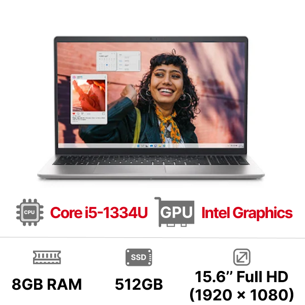 Laptop Dell Inspiron 3530 (i5-1334U 8GB 512GB SSD 15.6 inch FHD Win 11)