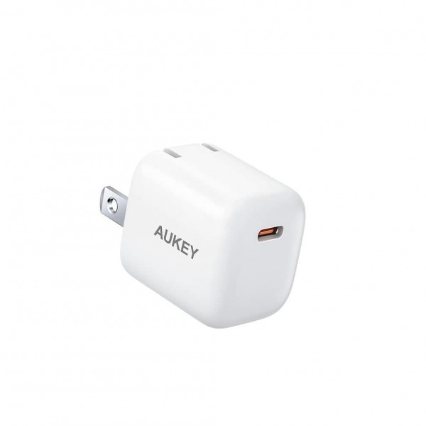 PA-B1-WHT - Cốc sạc nhanh Aukey 20W PD Type-C PA-B1 Pro