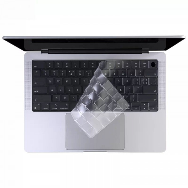 Phủ phím MacBook Pro M1 M2 JRC trong suốt siêu mỏng