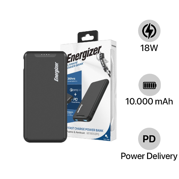 Pin sạc dự phòng Energizer 10.000 mAh UE10052PQ