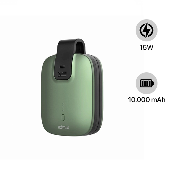 Pin sạc dự phòng IDMIX 10.000 mAh 15W All-in-One Pro