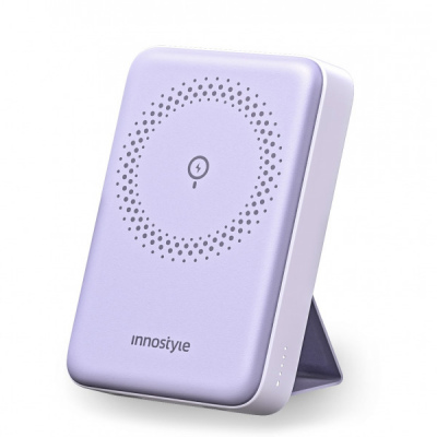 IS20PDLV - Pin sạc dự phòng Innostyle 10.000 mAh 20W PowerMag 2 in 1 Stand