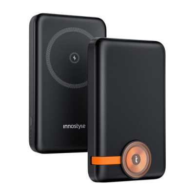 IW202BLK - Pin sạc dự phòng Innostyle 10.000 mAh 20W PowerMag Duo 2 in 1 IW202