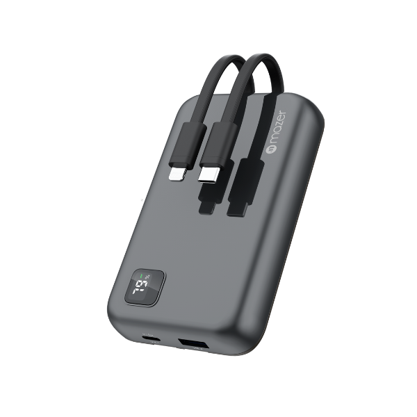 M-EGLINK10.0Trio-GY - Pin sạc dự phòng Mazer 10.000 mAh 22.5W SuperMINI-Pocket Power.Link Trio