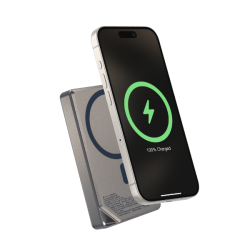 401116530 - Pin sạc dự phòng Mophie Essentials Snap+ 10.000 mAh Metallic