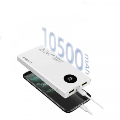 TSD306WT - Pin sạc dự phòng Pisen 10.500 mAh 20W QUICK PowerU LED Ultra
