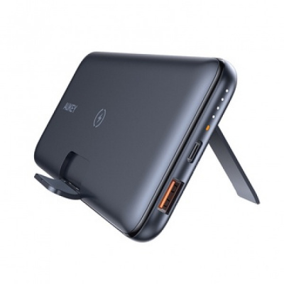 PBWL02BK - Pin sạc dự phòng tích hợp sạc không dây Aukey 10.000 mAh PB-WL02