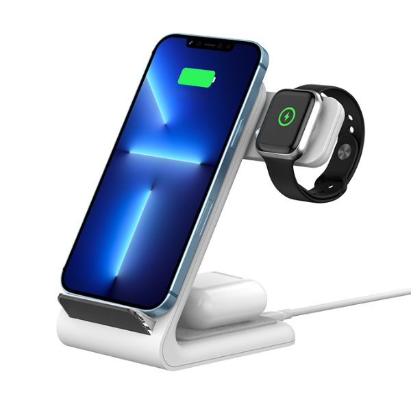 MWI.DESK390WH - Đế sạc không dây Mazer Wi.DESK Swing 3-in-1 Charging Stand