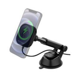 ACP02616 - Đế sạc Magsafe xe hơi Spigen Ontap Pro Wireless Magnetic Car Charger Dashboard (Magfit)