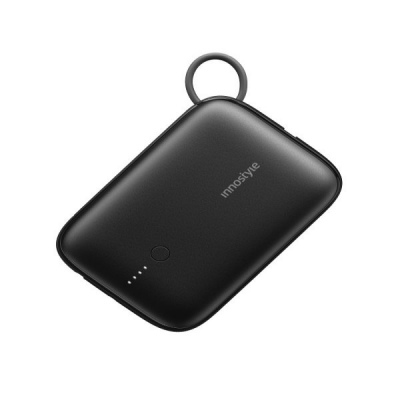 IP22PDBLK - Pin sạc dự phòng Innostyle 10.000 mAh 22.5W Powergo mini tích hợp cáp USB-C
