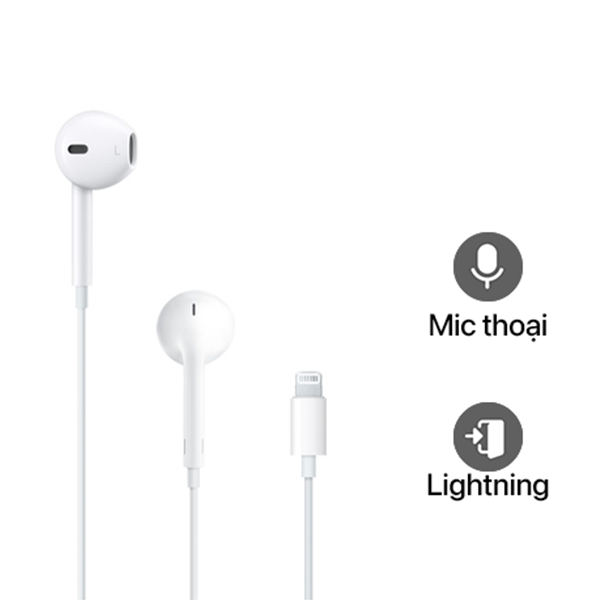 Tai nghe Apple Earpods Lightning Chính Hãng MWTY3ZA