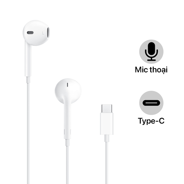 Tai nghe Apple Earpods Type-C Chính Hãng MTJY3ZA