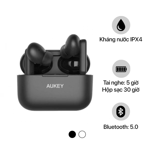 Tai nghe Bluetooth True Wireless Aukey EPM1 Qua Sử Dụng