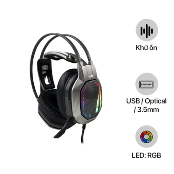 Tai nghe Gaming Zidli 7.1 Surround Led RGB ZH29