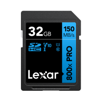 LSD0800P032G-BNNNG - Thẻ nhớ Lexar 32GB 800X Pro SDHC UHS-I 150MB/s