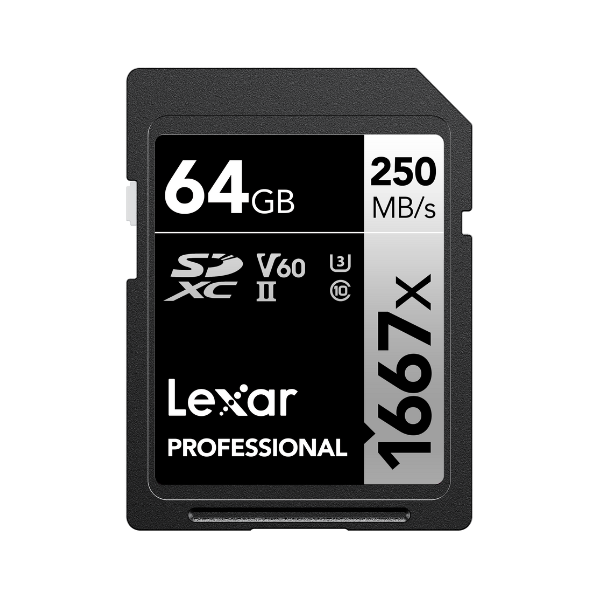 Thẻ nhớ Lexar Professional 64GB 1667X SDXC UHS-II 250MB s
