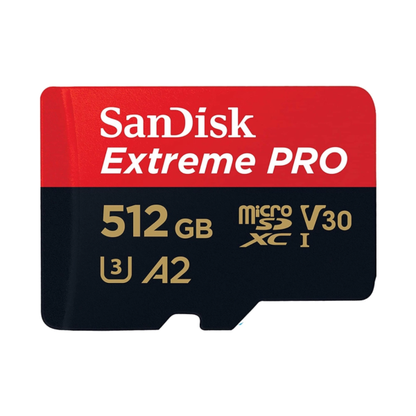 Thẻ nhớ MicroSDXC Sandisk Extreme Pro 512GB V30 U3 UHS-I 200MB s (SDSQXCD-512G-GN6MA)