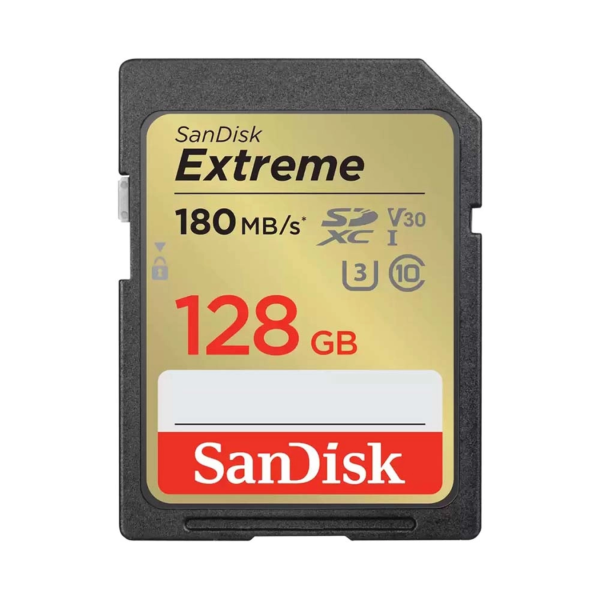 Thẻ nhớ SD Sandisk Extreme U3 V30 UHS-I 128GB 180MB s (SDSDXVA-128G-GNCIN)