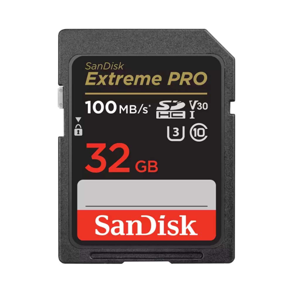Thẻ nhớ SDHC Sandisk Extreme Pro 32GB V30 U3 C10 UHS-I 100MB s (SDSDXXO-032G-GN4IN)