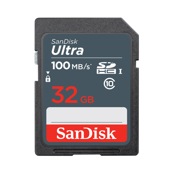 Thẻ nhớ SDHC Sandisk Ultra 32GB Class 10 100MB s (SDSDUNR-032G-GN3IN)