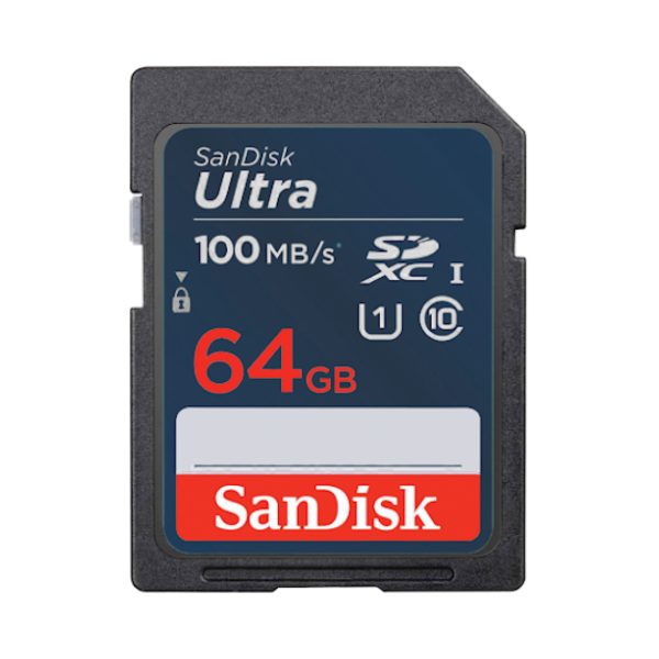 Thẻ nhớ SDHC Sandisk Ultra 64GB Class 10 100MB s (SDSDUNR-064G-GN3IN)