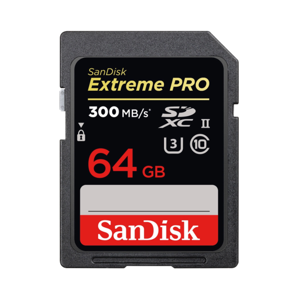Thẻ nhớ SDXC Sandisk Extreme Pro 64GB V90 U3 C10 UHS-II 300MB s (SDSDXDM-064G-GN4IN)