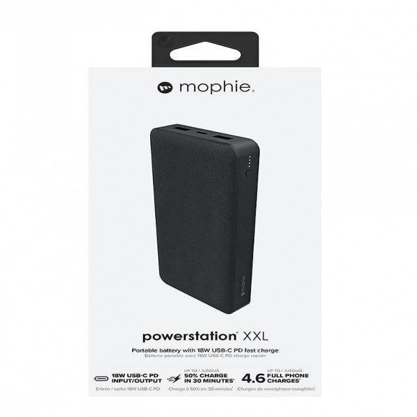 840056127609 - Pin sạc dự phòng Mophie 20.000 mAh Type-C PD Powerstation