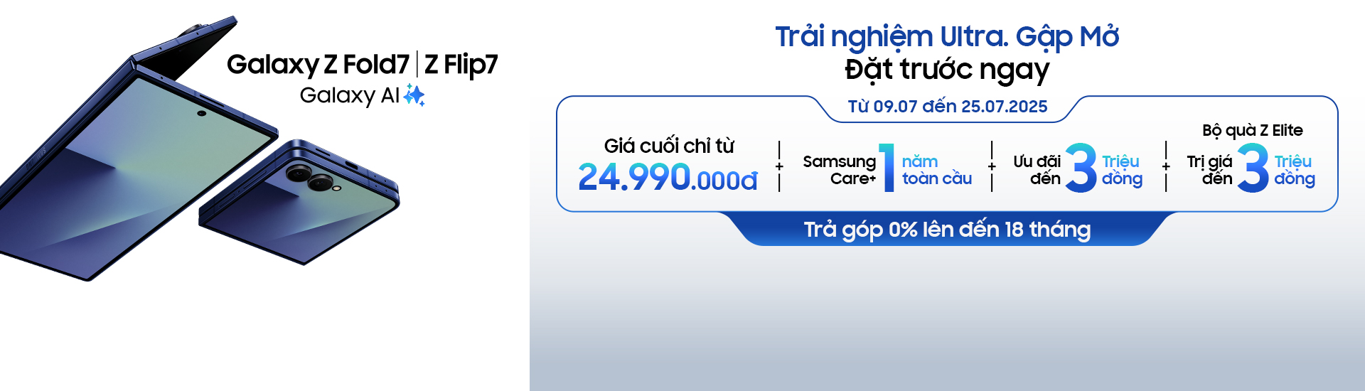 Đặt trước Galaxy Z7 Series